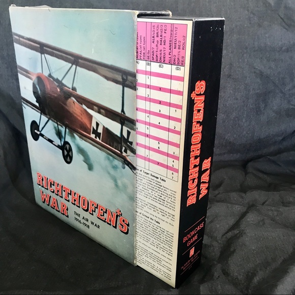Vintage Richthofen’s War Board Game 1972 Avalon Hill Red Baron WWI Aerial Combat - Picture 3 of 16